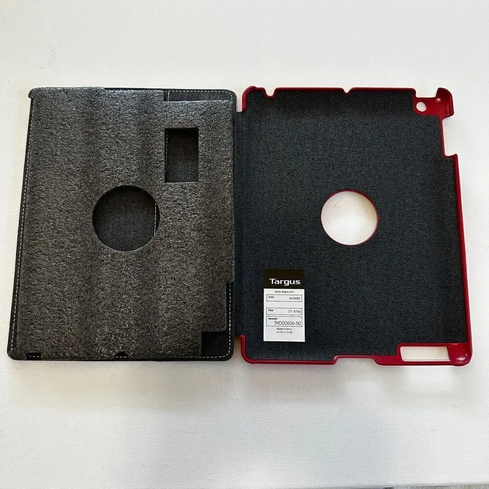 Targus Slim‎ Case & Stylus for Ipad 3rd Generation Magnetic On Red